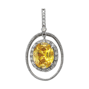 Pendants Color Oval
