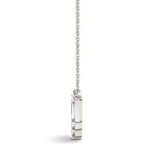 Emerald Cut & Round Pendant