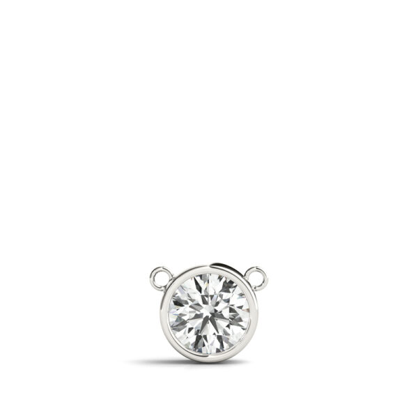 Round Solitaire Pendant - Image 3