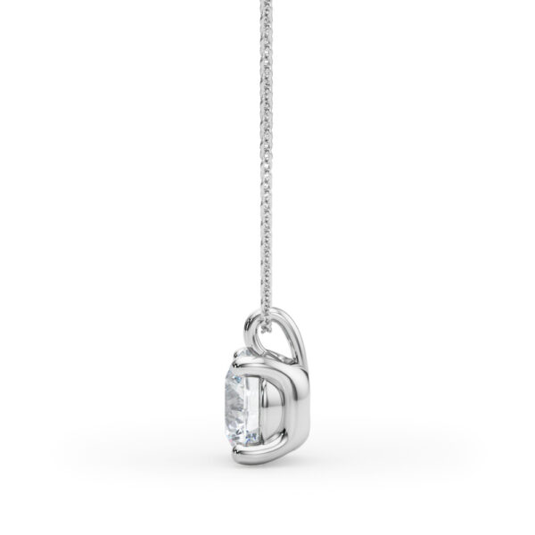 Round Solitaire Pendant
