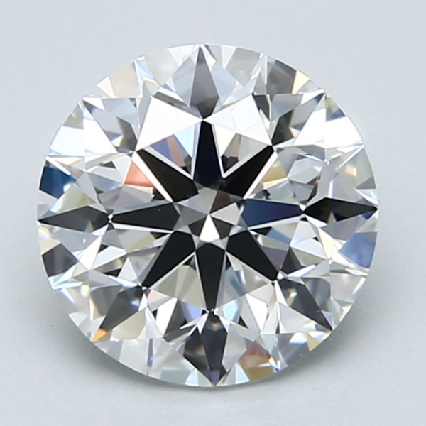 2.59 Carat Round Excellent Lab Diamond